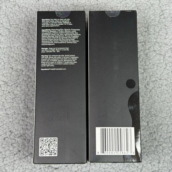 Mad Rabbit Repair Soothing Gel 3.4 oz 100 ml Tattoo Aftercare 2-Pack New In Box - Picture 3 of 7